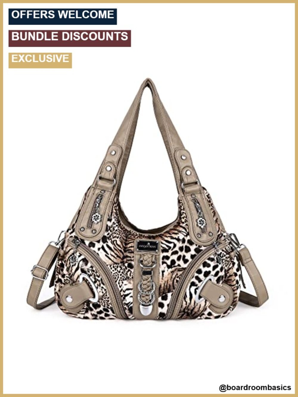 Washed PU Leather Hobo Satchel Convertible Shoulder Bag Large Daily Purse